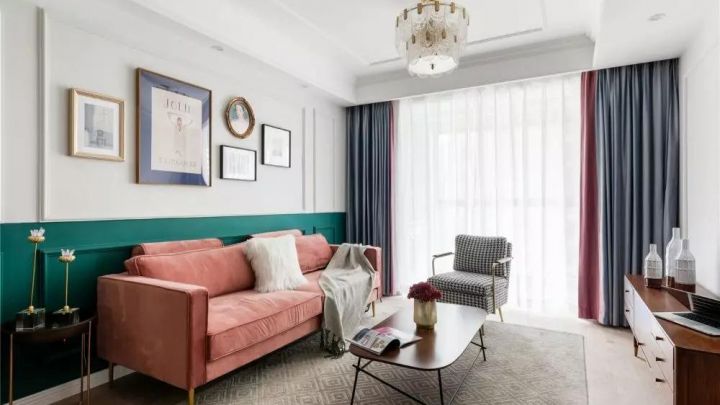 90㎡北欧格调，诠释独特浪漫的复古美学