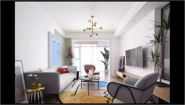 【室内设计】100㎡现代简约风格案例分享