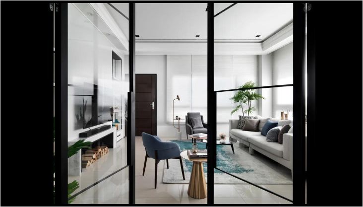 【案例赏析】140㎡现代高级灰，简约优雅，明亮温馨