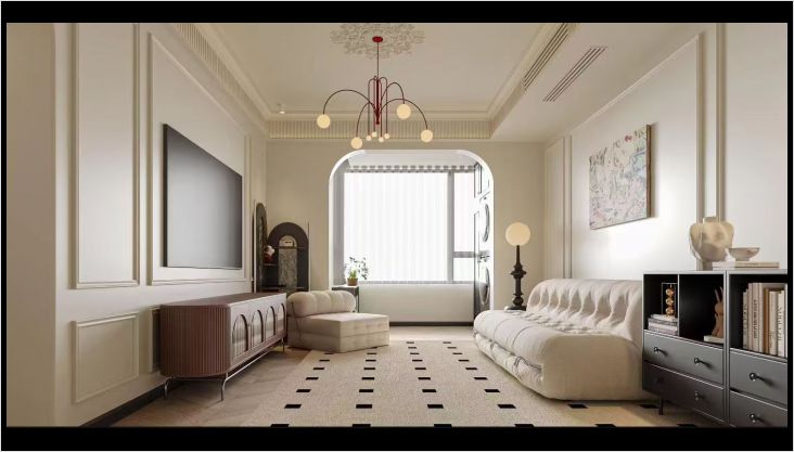 这才是奶油法式装修该有的样子，温柔到心化